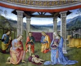 I presepi di Pietro Vannucci detto il Perugino