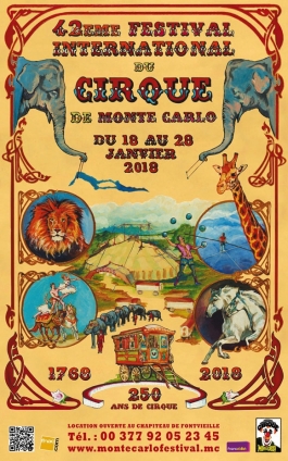 Celebrazioni per i 250 anni del circo moderno a Monte-Carlo