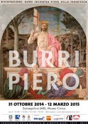 Piero della Francesca e Burri si incontrano in una mostra