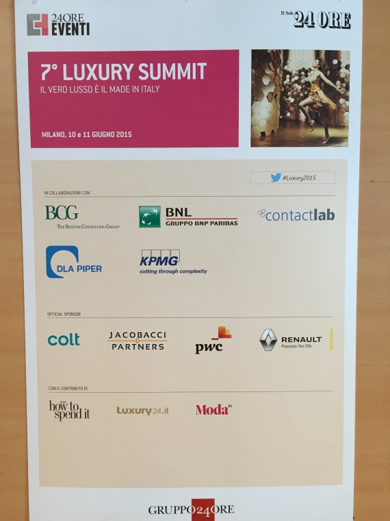 Luxury Summit: il vero lusso è il made in Italy