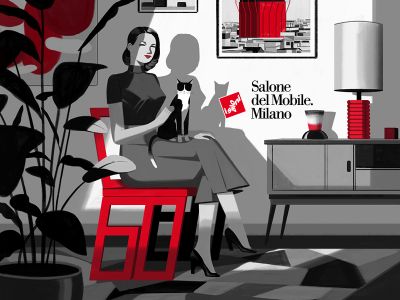 Emiliano Ponzi illustra i 60 anni del Salone del Mobile.Milano
