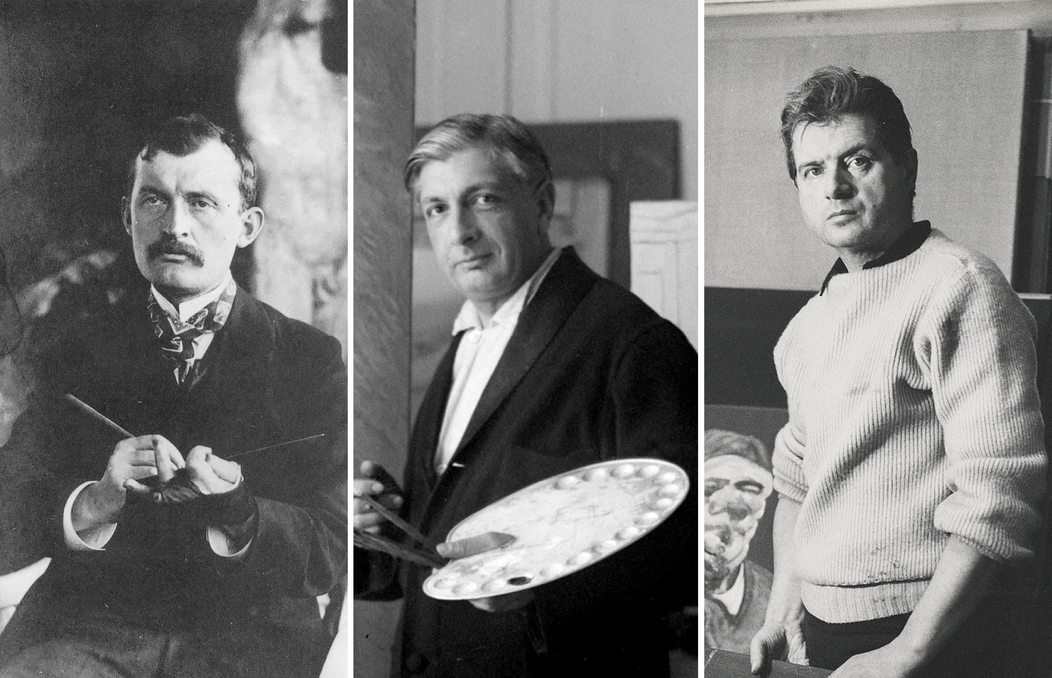 Edvard Munch, Giorgio de Chirico, Francis Bacon