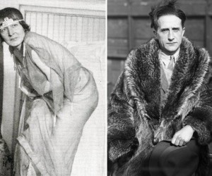 Elsa von Freytag-Loringhoven (foto a sinistra) e Marcel Duchamp (foto a destra)