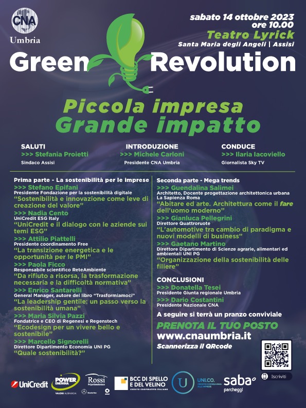 “Green revolution. Piccola impresa, grande impatto”