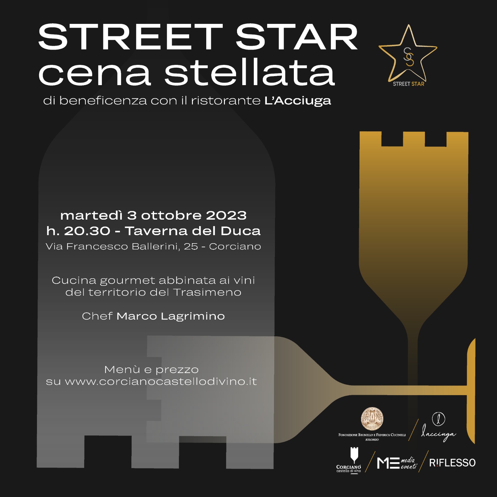 Street Star: la prima cena stellata in un borgo umbro