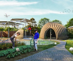 Un habitat eco-sostenibile stampato in 3D dalla visione di Mario Cucinella Architects e WASP